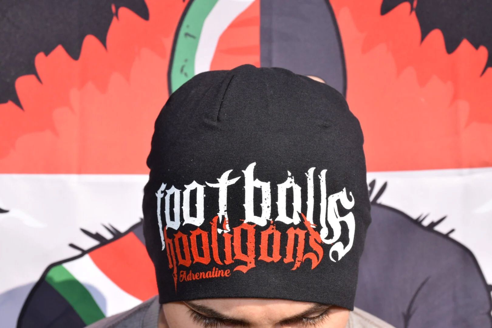Football Hooligans Beanie – Lichtgewicht Katoen - Afbeelding 2