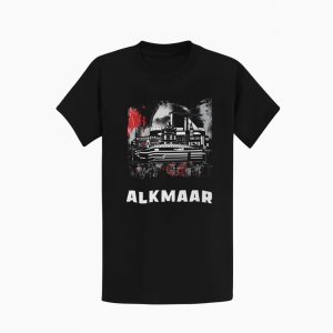 T-shirt met skyline print van Alkmaar