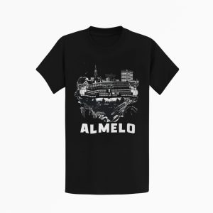 T-shirt met skyline print van Almelo