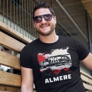 T-shirt met skyline print van Almere