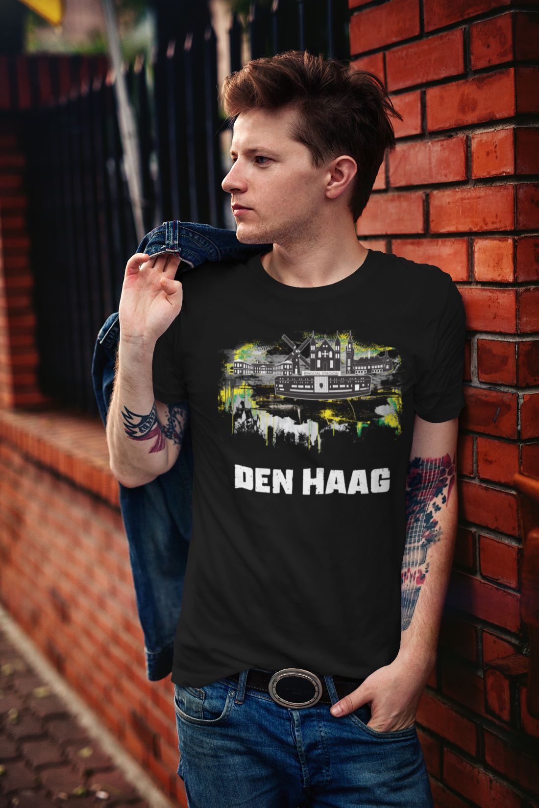 Den Haag Skyline T-shirt – Stadsdesign - Afbeelding 4