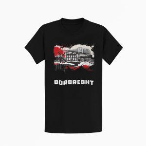 T-shirt met skyline print van Dordrech