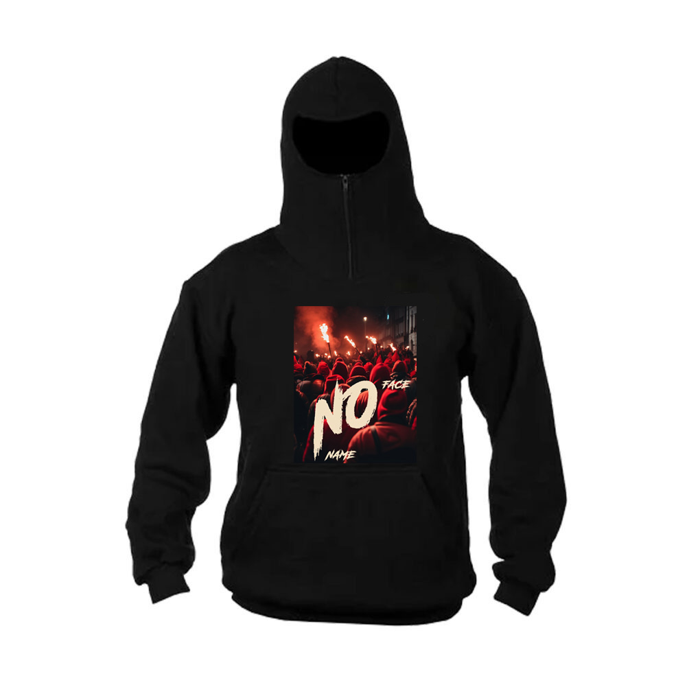 No Face No Name Ninja Hoodie – Ultras Casual Football Wear