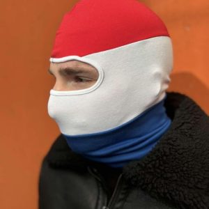 Balaclava Rood Wit Blauw – Voetbal Ultras Bivakmuts