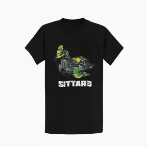 T-shirt met skyline print van Sittard