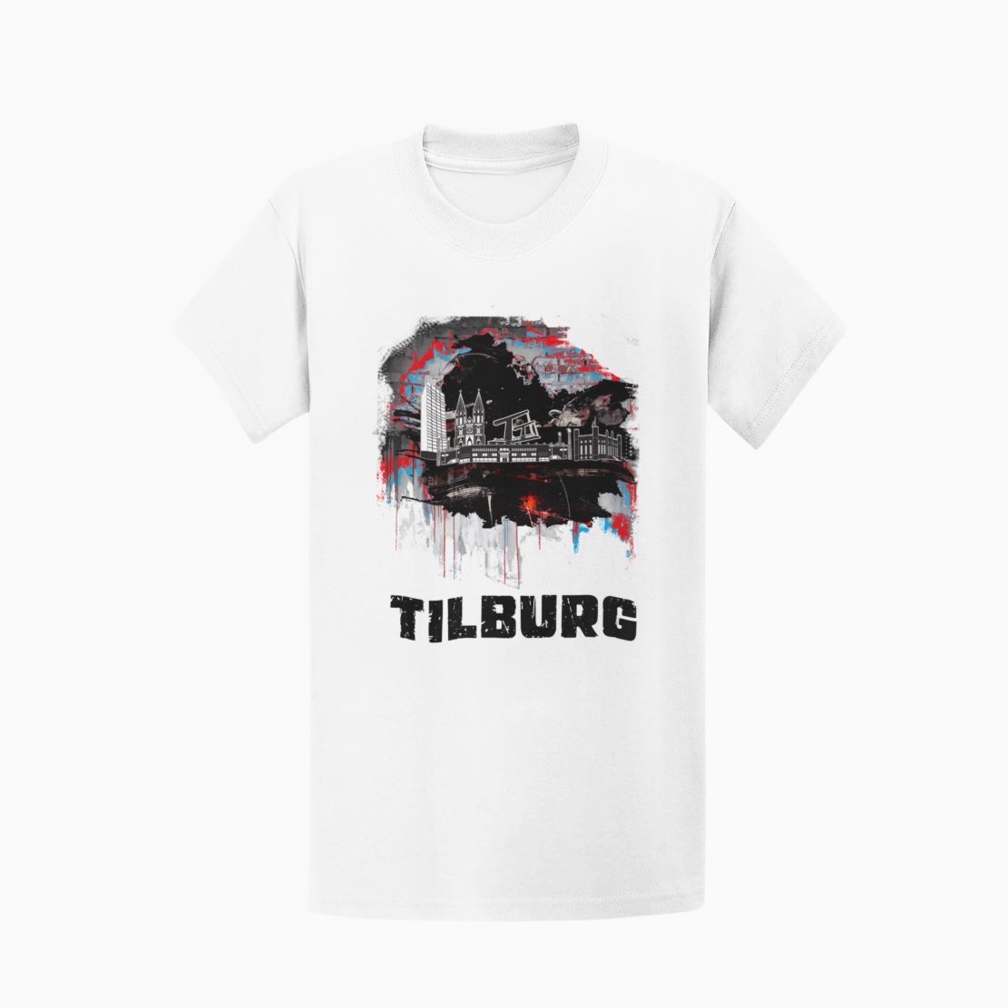 Tilburg Skyline T-shirt – Stadsdesign - Afbeelding 5