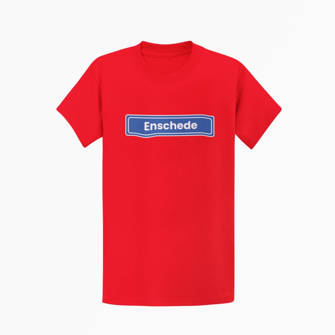T-shirt met plaatsnaambord – Enschede - Afbeelding 2