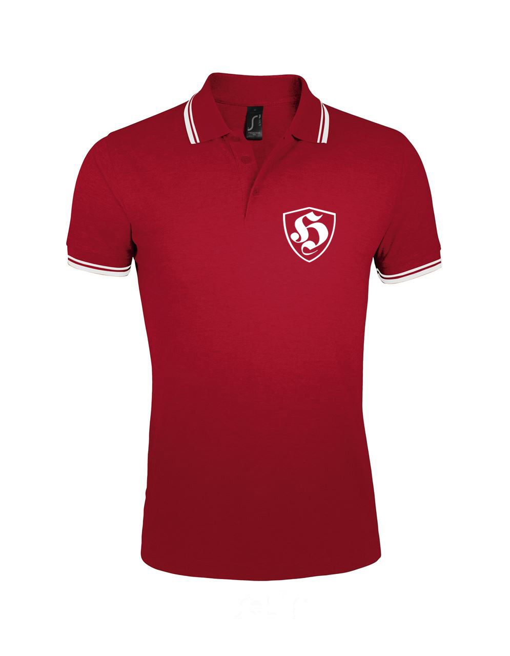 polo met H-logo, heren casual stijl