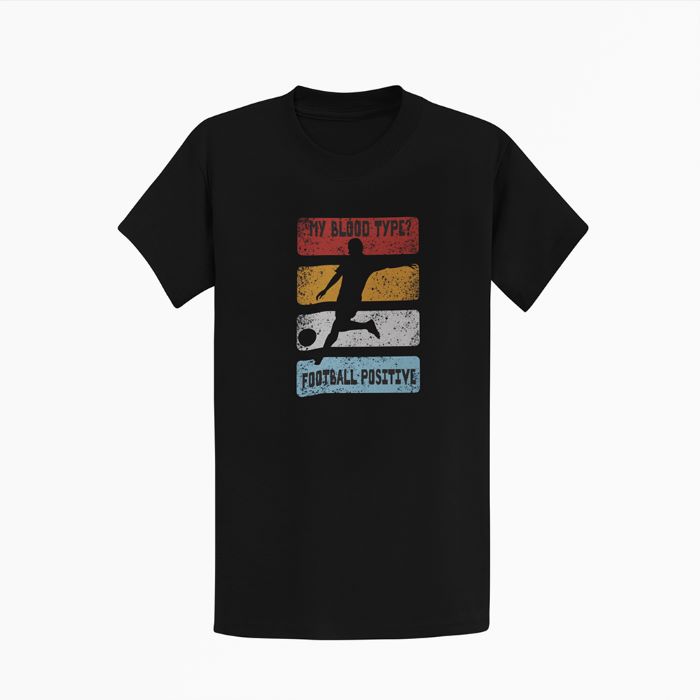 Football Casuals T-shirt – My Blood Type - Afbeelding 4