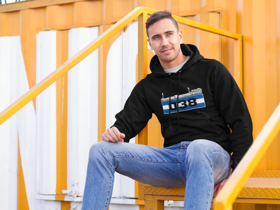 Zwolle 038 Supporters Hoodie - Stadion Silhouet - Afbeelding 2