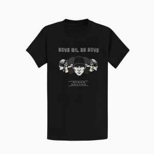 Boys Will Be Boys – Stand United T-shirt met illustratie en stoere print