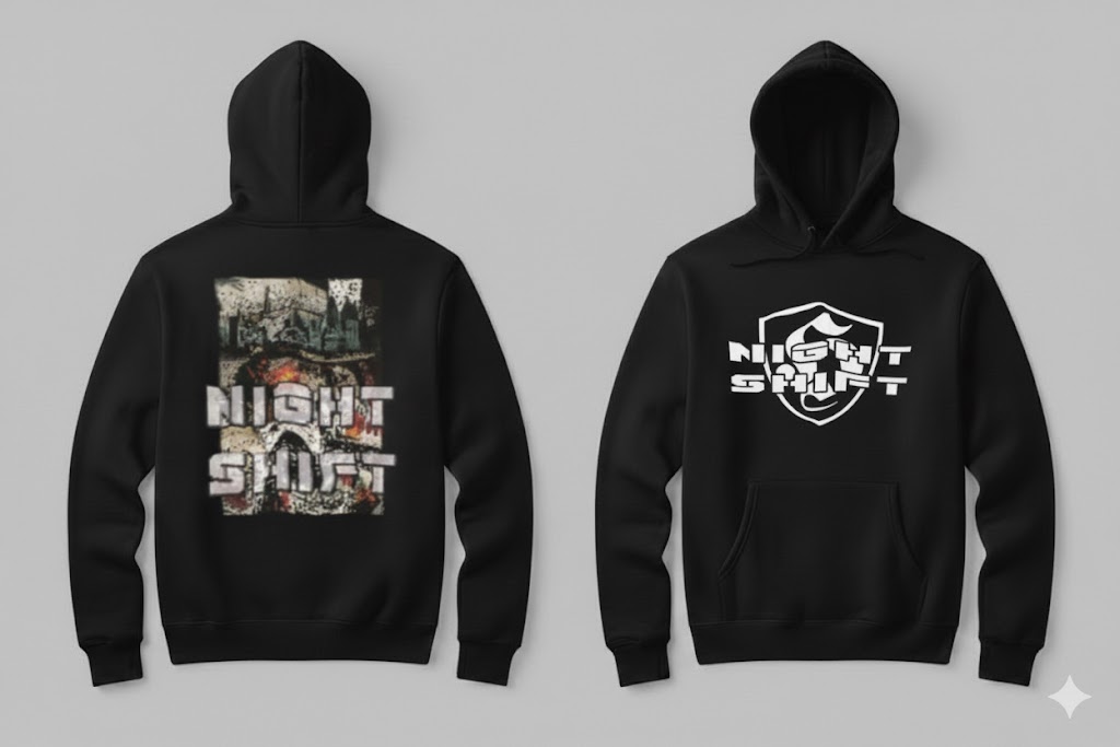 Night Shift H-Shield Hoodie – Ultras Casual Football Wear