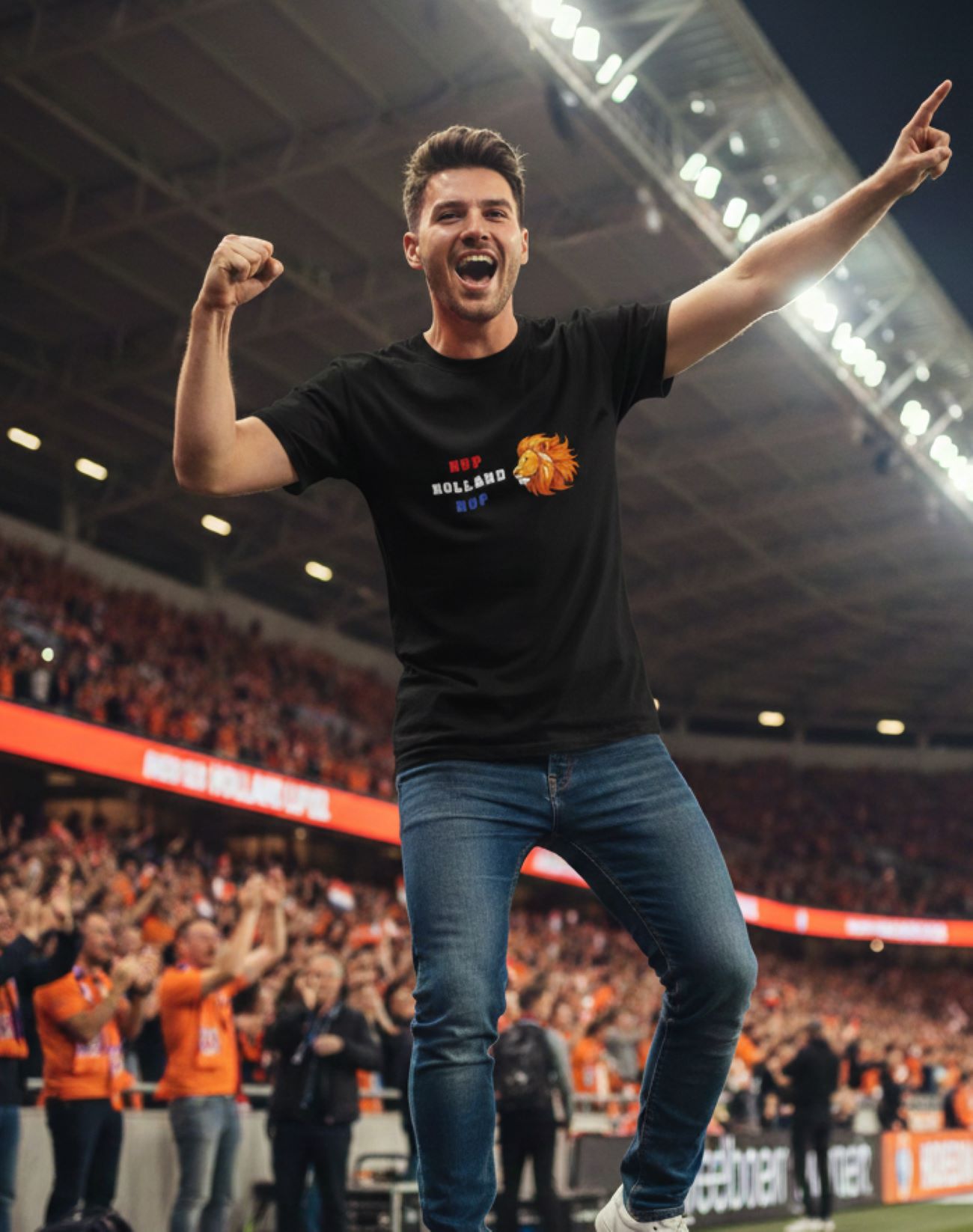 Hup Holland Hup Lion T-Shirt – Casual Football Wear