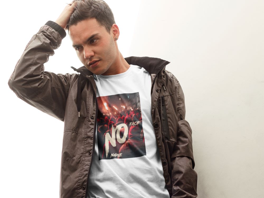 No Face No Name T-Shirt – Ultras Casual Football Wear - Afbeelding 3