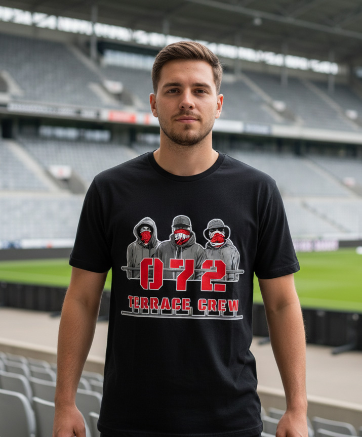 072 Terrace Crew T-shirt met supporter design – Supporterskantine.nl