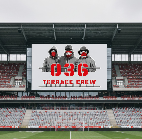 036 Terrace Crew T-shirt met supporter design – Supporterskantine.nl