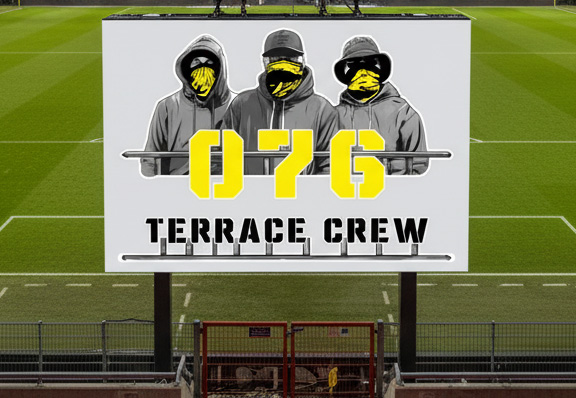 076 Terrace Crew hoodie met supporter design – Supporterskantine.nl