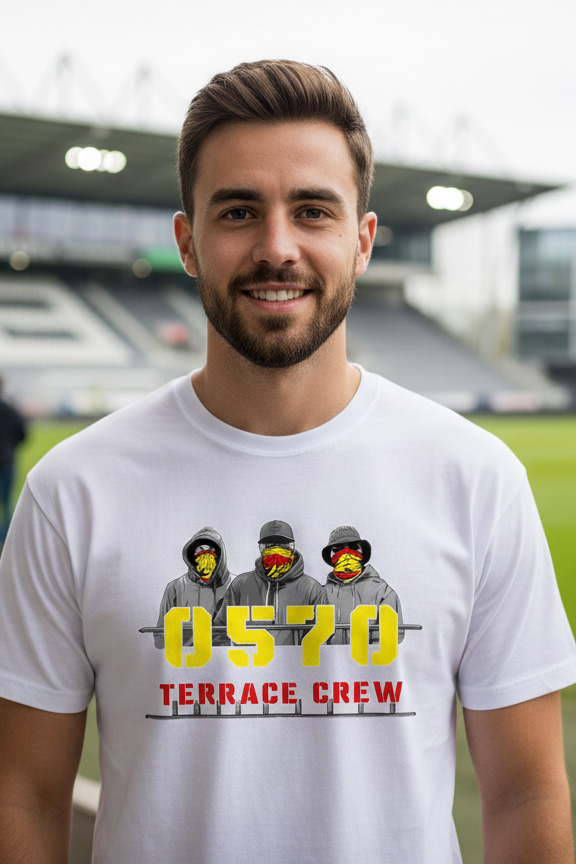 0570 Terrace Crew T-shirt met supporter design – Supporterskantine.nl