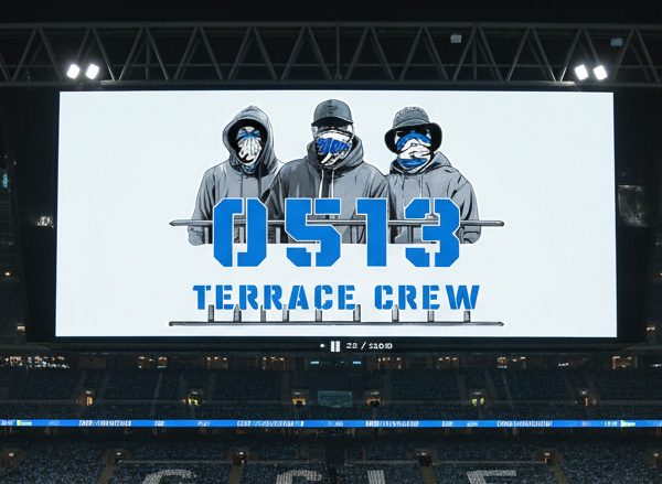 0513 Terrace Crew hoodie met supporter design – Supporterskantine.nl