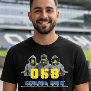 058 Terrace Crew T-shirt met supporter design – Supporterskantine.nl
