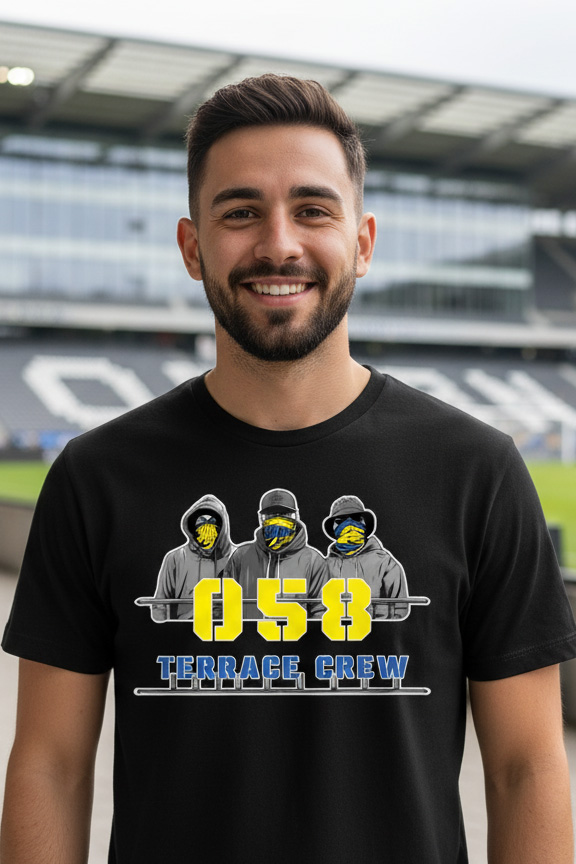 058 Terrace Crew T-shirt met supporter design – Supporterskantine.nl