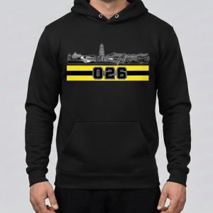 026 Arnhem ultras hoodie voor hooligans in zwart en vintage donkerblauw