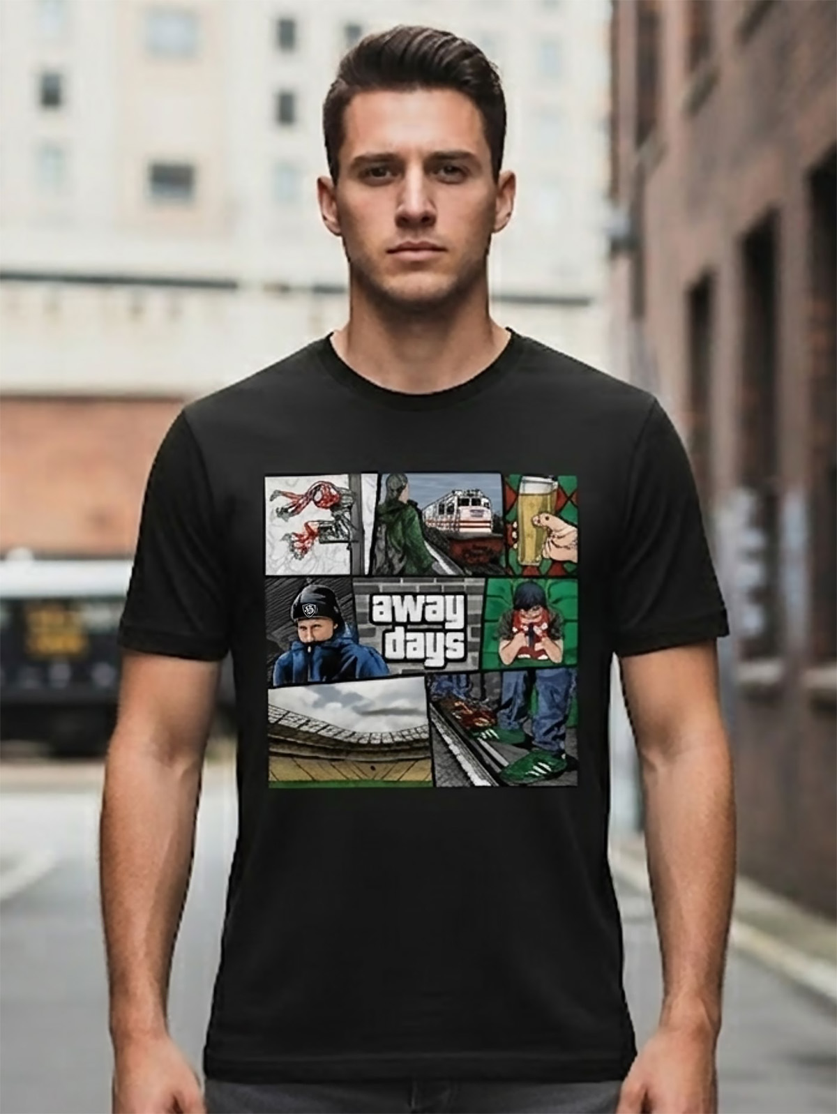 Away Days T-Shirt – Ultras Comic Art Edition