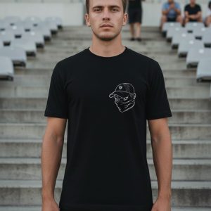 Hooligan Masked Character T-Shirt – Casual Football Wear