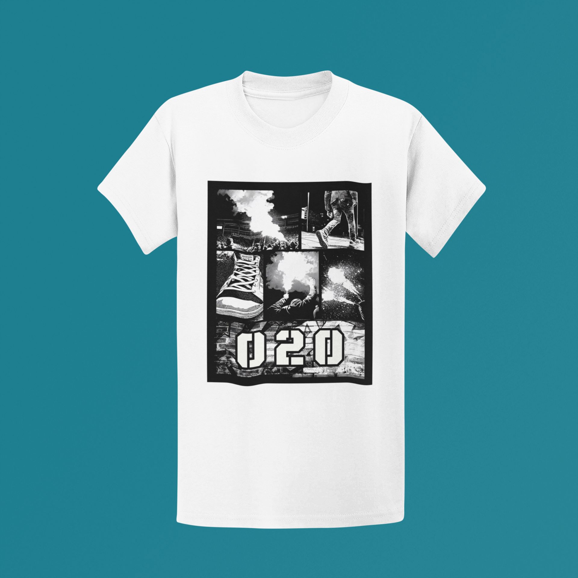 020 Amsterdam Street Collage T-Shirt – Supporterswear - Afbeelding 2