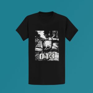 013 Tilburg Street Collage T-Shirt met zwart-wit streetwear collage