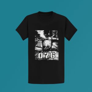 076 Breda Street Collage T-Shirt met zwart-wit collage design