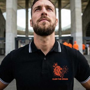 Claim the Crown – Oranje Leeuw 2026 – Premium Polo