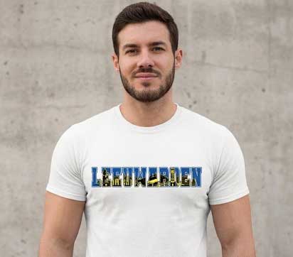 Leeuwarden Skyline T-Shirt – Lokale Trots Edition – Casual Football Wear