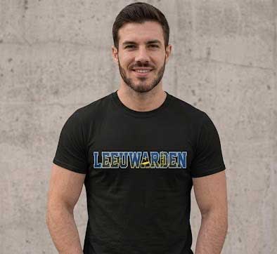 Leeuwarden Skyline T-Shirt – Lokale Trots Edition – Casual Football Wear