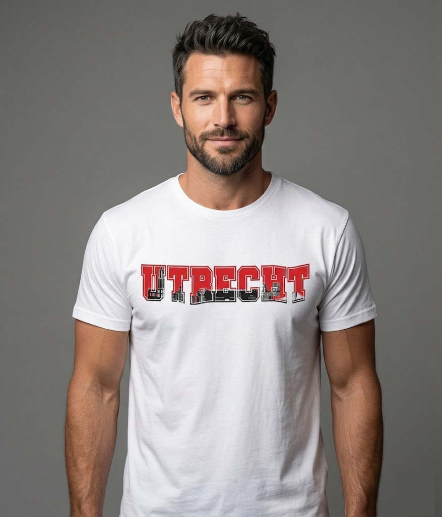 Utrecht Skyline T-Shirt – Lokale Trots Edition – Casual Football Wear