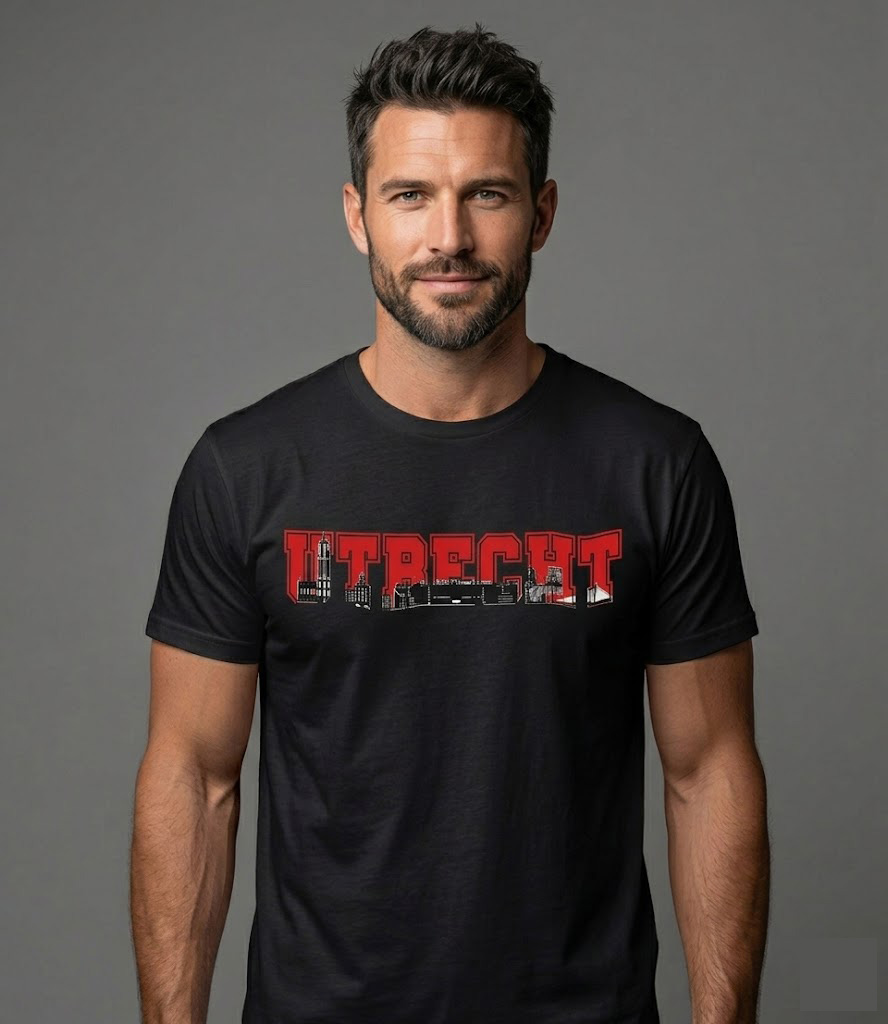 Utrecht Skyline T-Shirt – Lokale Trots Edition – Casual Football Wear