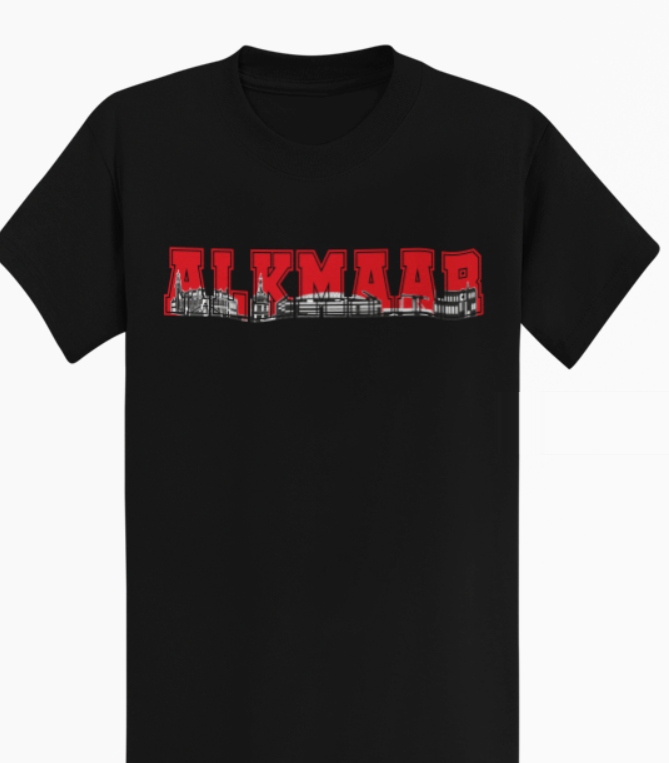 Alkmaar Skyline Supporters Casual T-Shirt