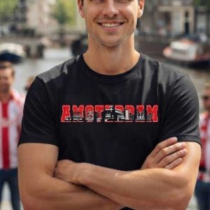 Amsterdam Skyline T-Shirt – Lokale Trots Edition – Casual Football Wear