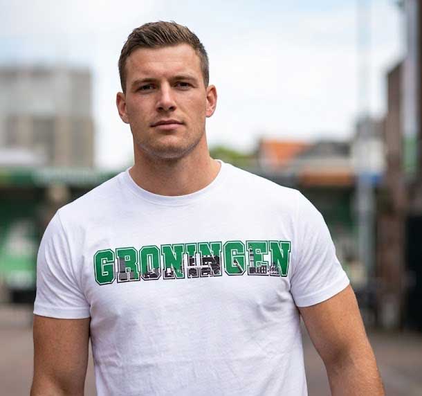 Groningen Skyline Supporters Casual T-Shirt