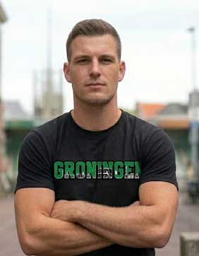 Groningen Skyline Supporters Casual T-Shirt - Afbeelding 2