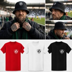 Hooligan Logo Combi Pack – Premium T-Shirt & Bucket Hat