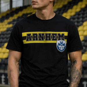 Arnhem Geel-Zwart Casual Supporters T-Shirt
