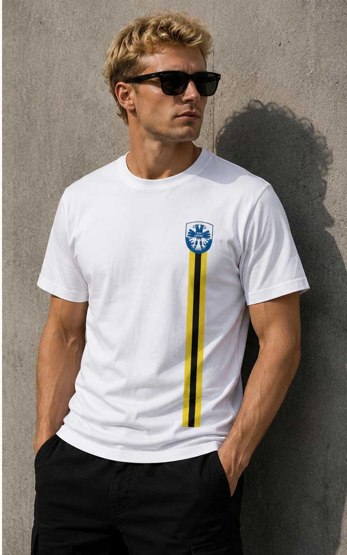Arnhem Vertical Stripe Casual Supporters T-Shirt