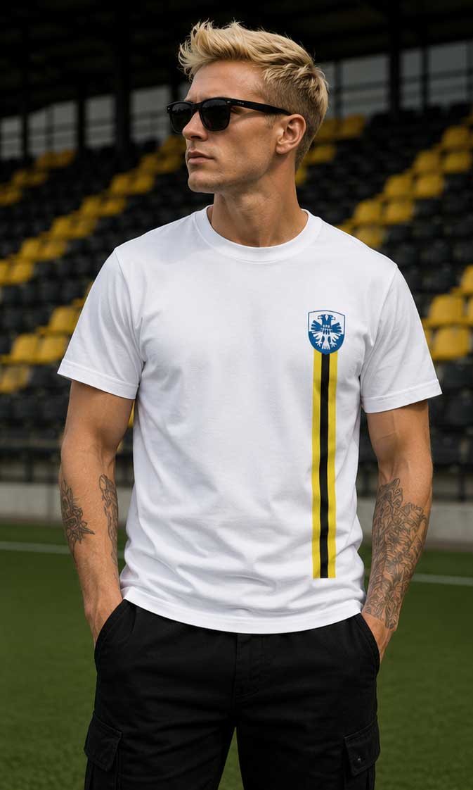 Arnhem Vertical Stripe Casual Supporters T-Shirt