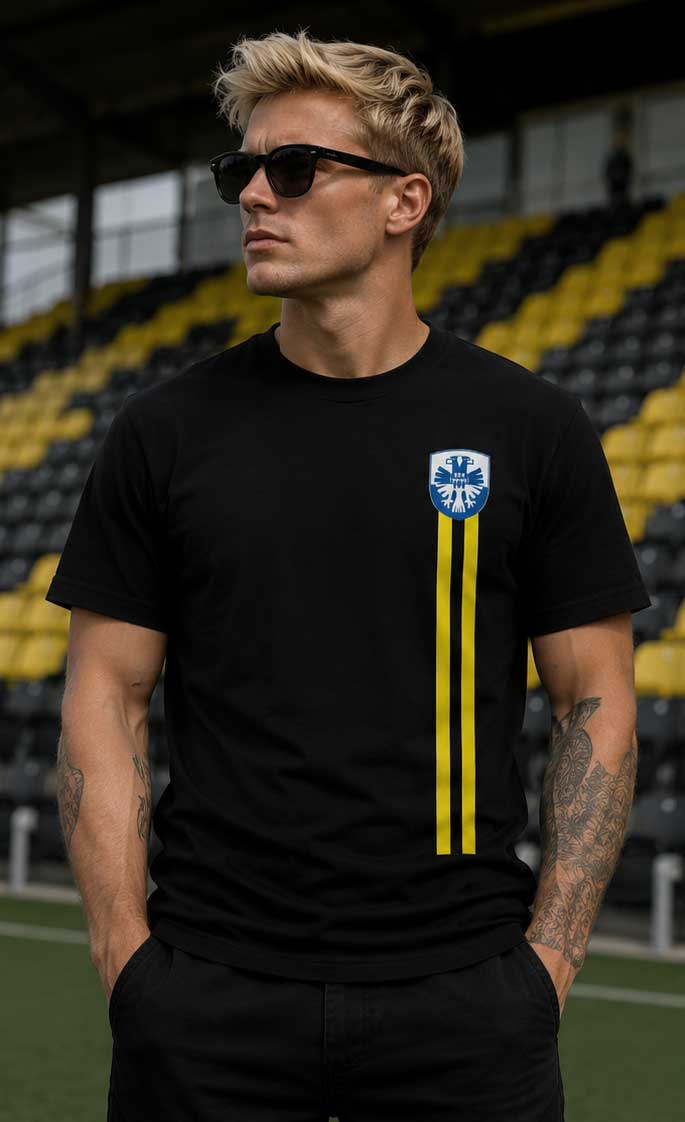 Arnhem Vertical Stripe Casual Supporters T-Shirt