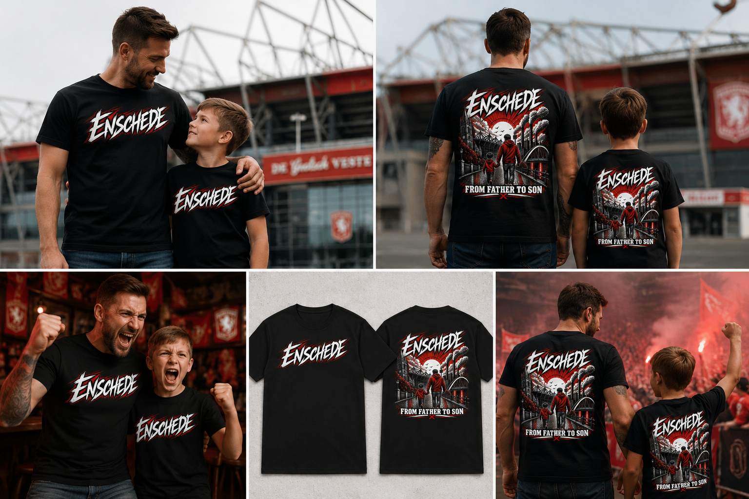 Enschede From Father to Son T-Shirt