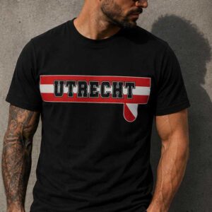 Utrecht Rood-Wit Casual Supporters T-Shirt