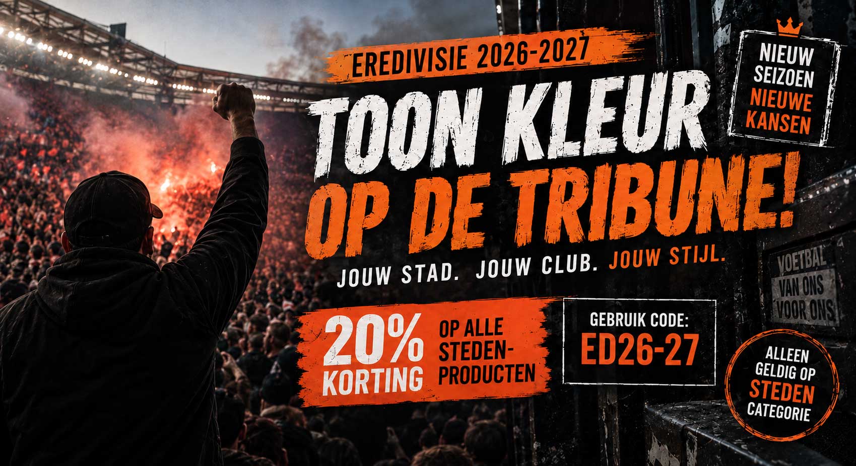 20% korting op steden